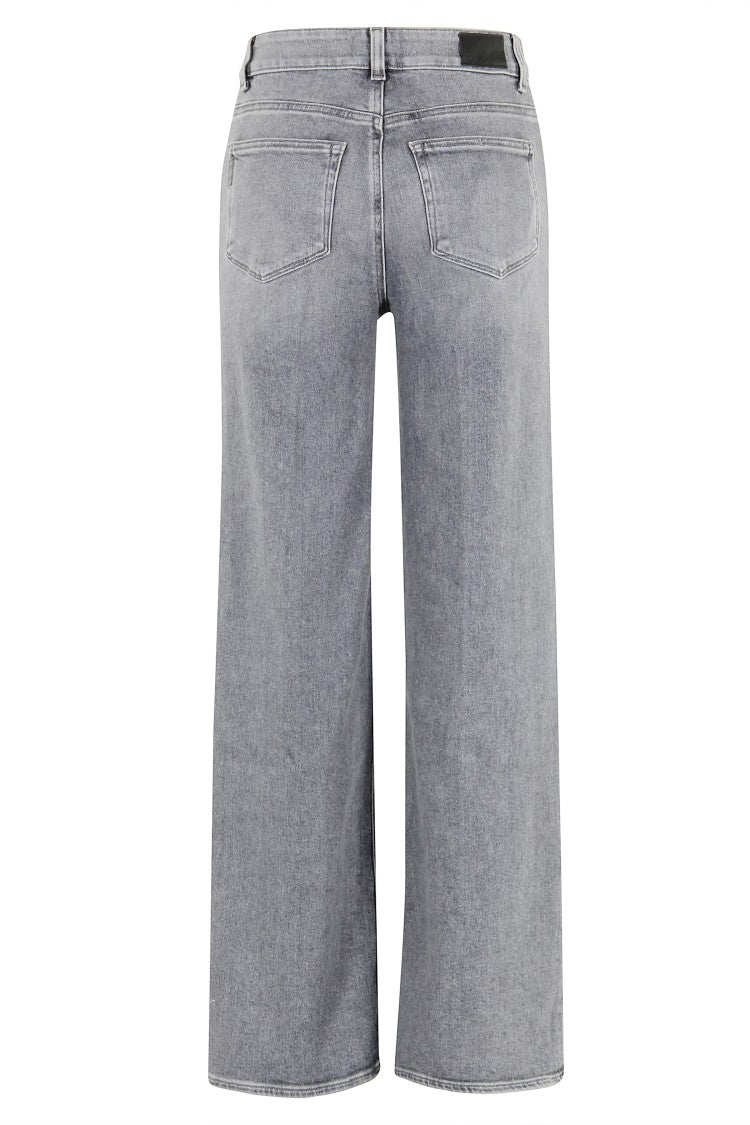 Paige Wide-Leg Cropped Jeans