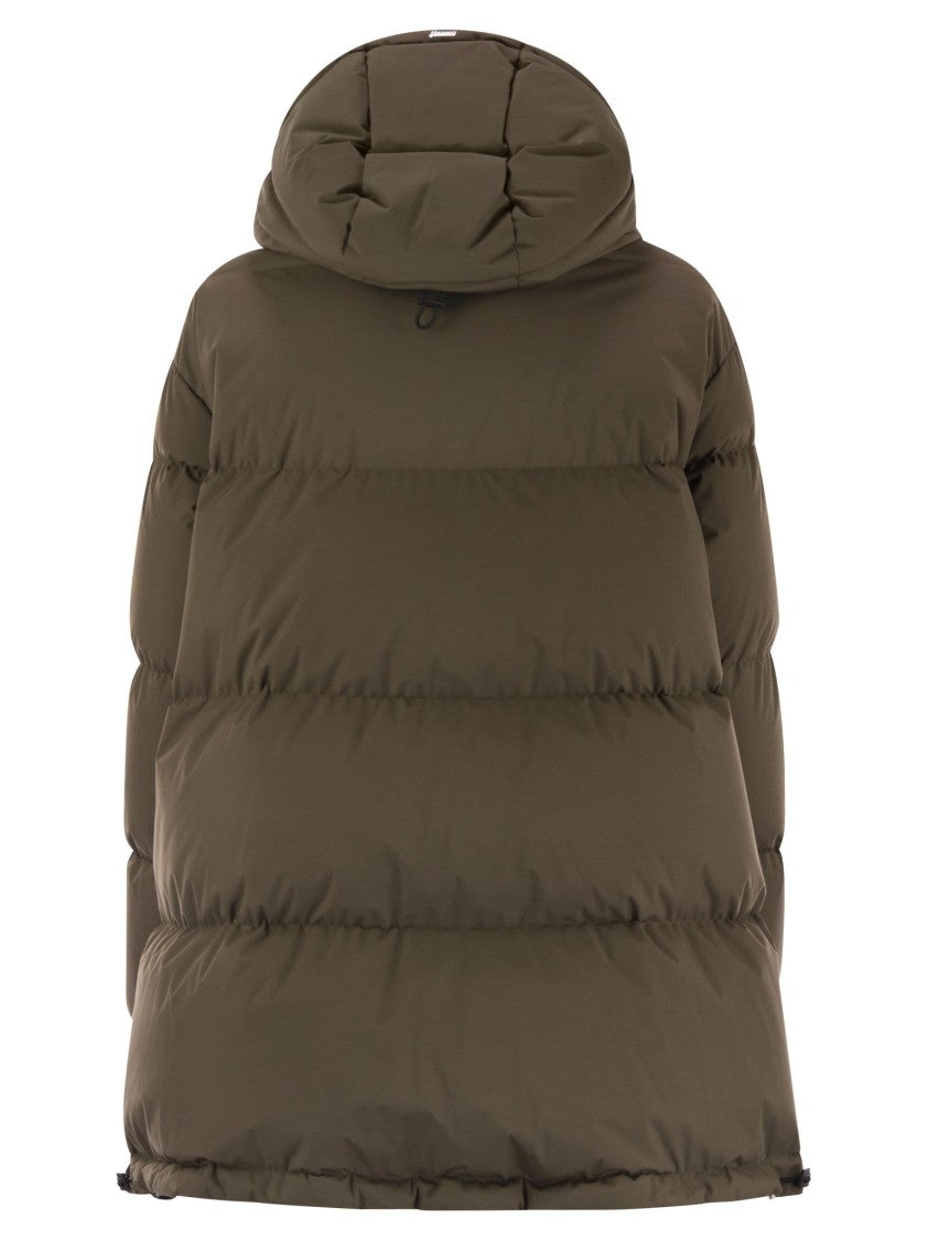 Herno Medium 2-Layer Hooded Down Jacket
