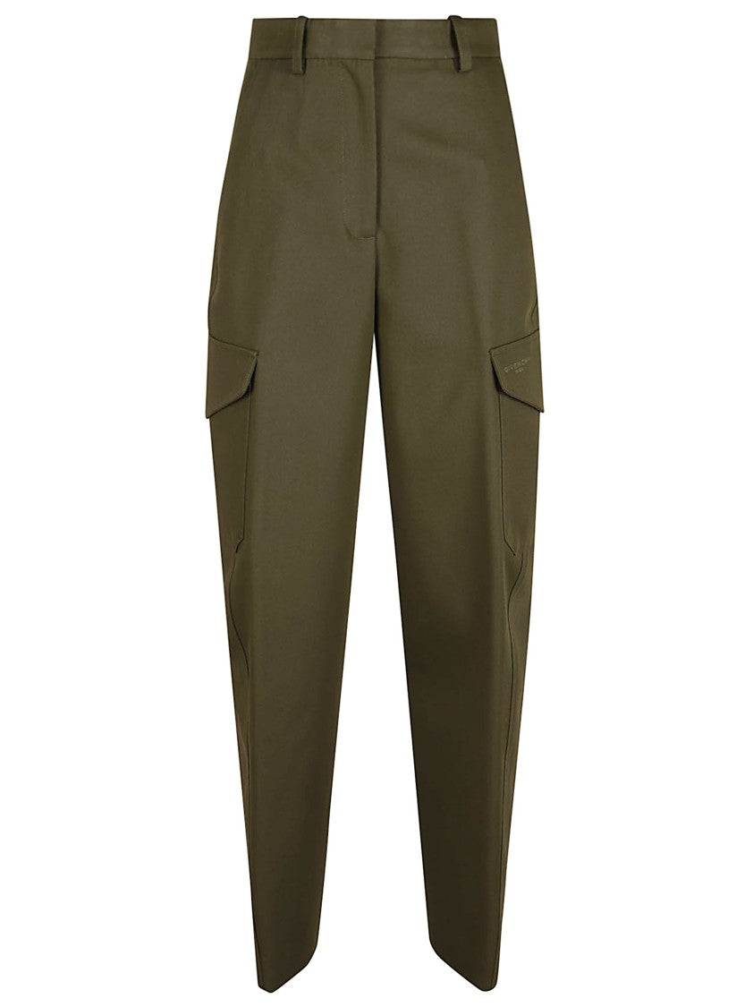 Givenchy High-Waisted Twill Trousers