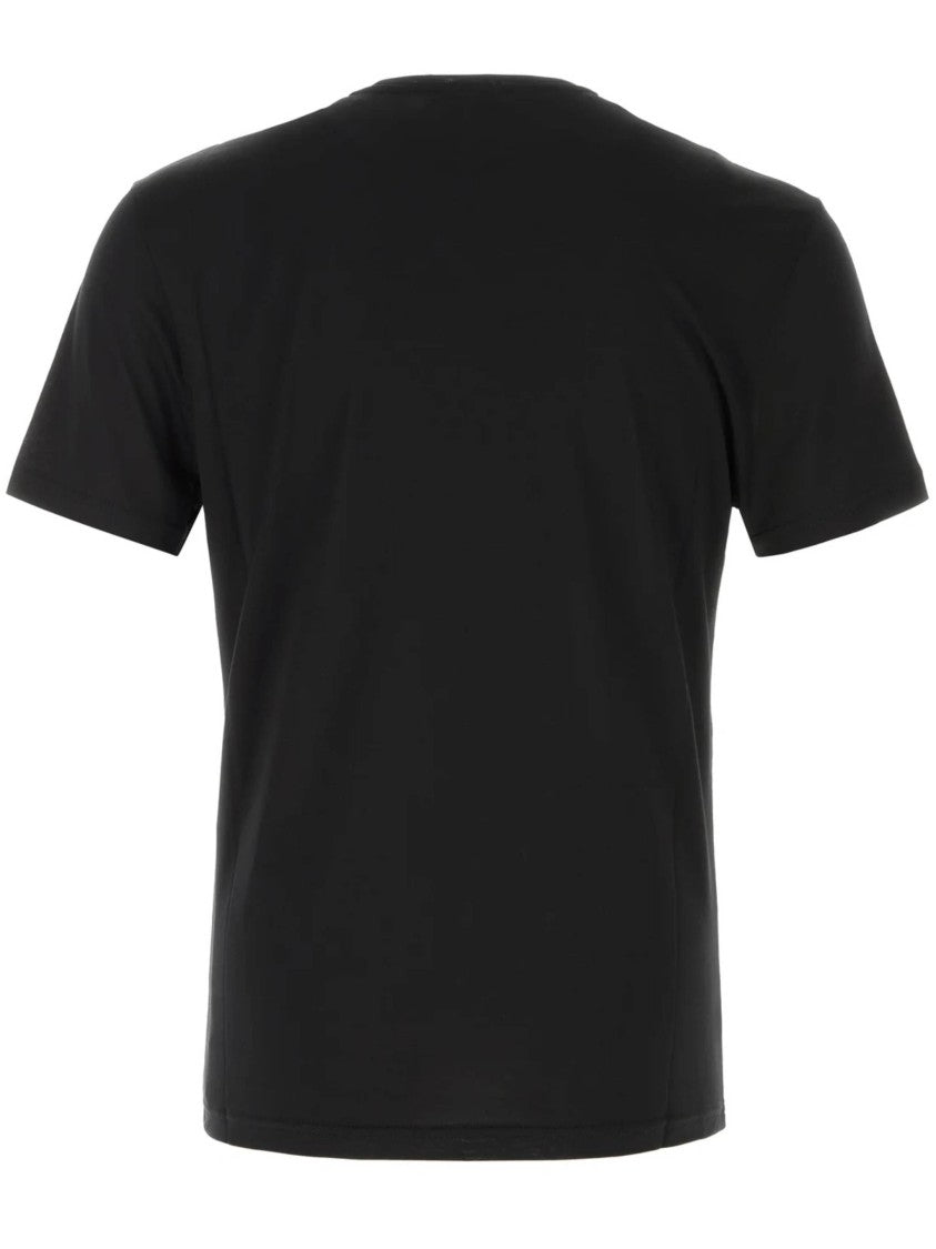 Gucci Plain Black V-Neck T-Shirt