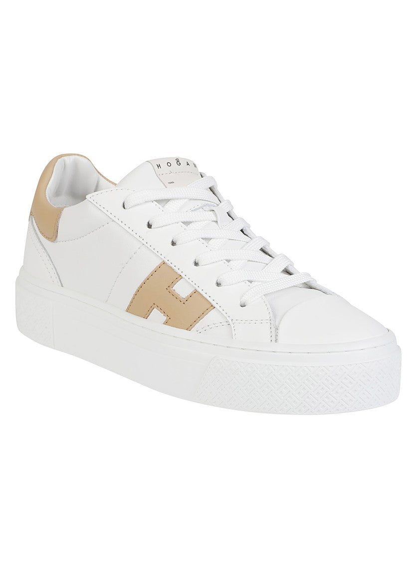 Hogan H705 Low Top Mutton Leather Sneakers