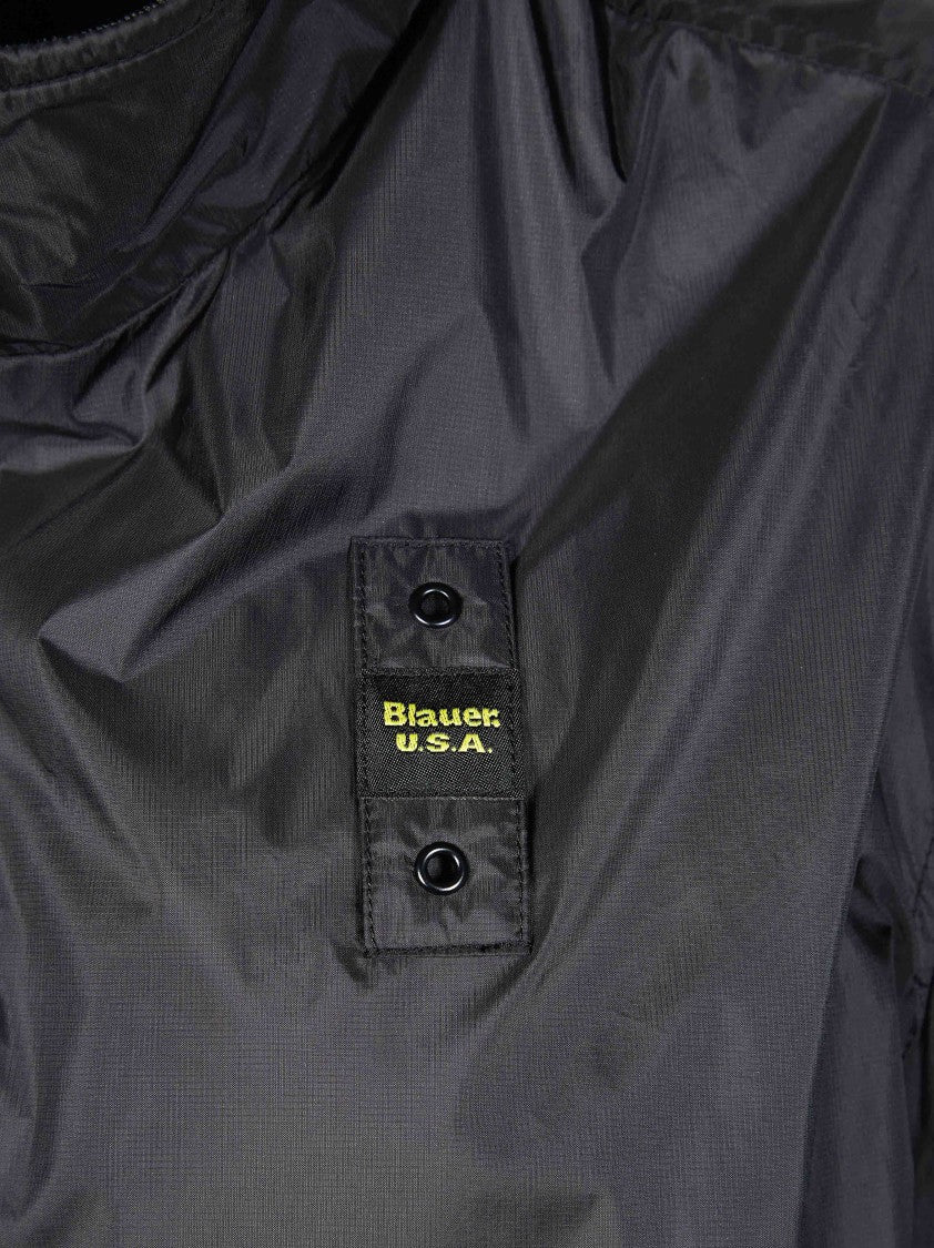 Blauer Bomber Stand Up Collar Smooth Jacket