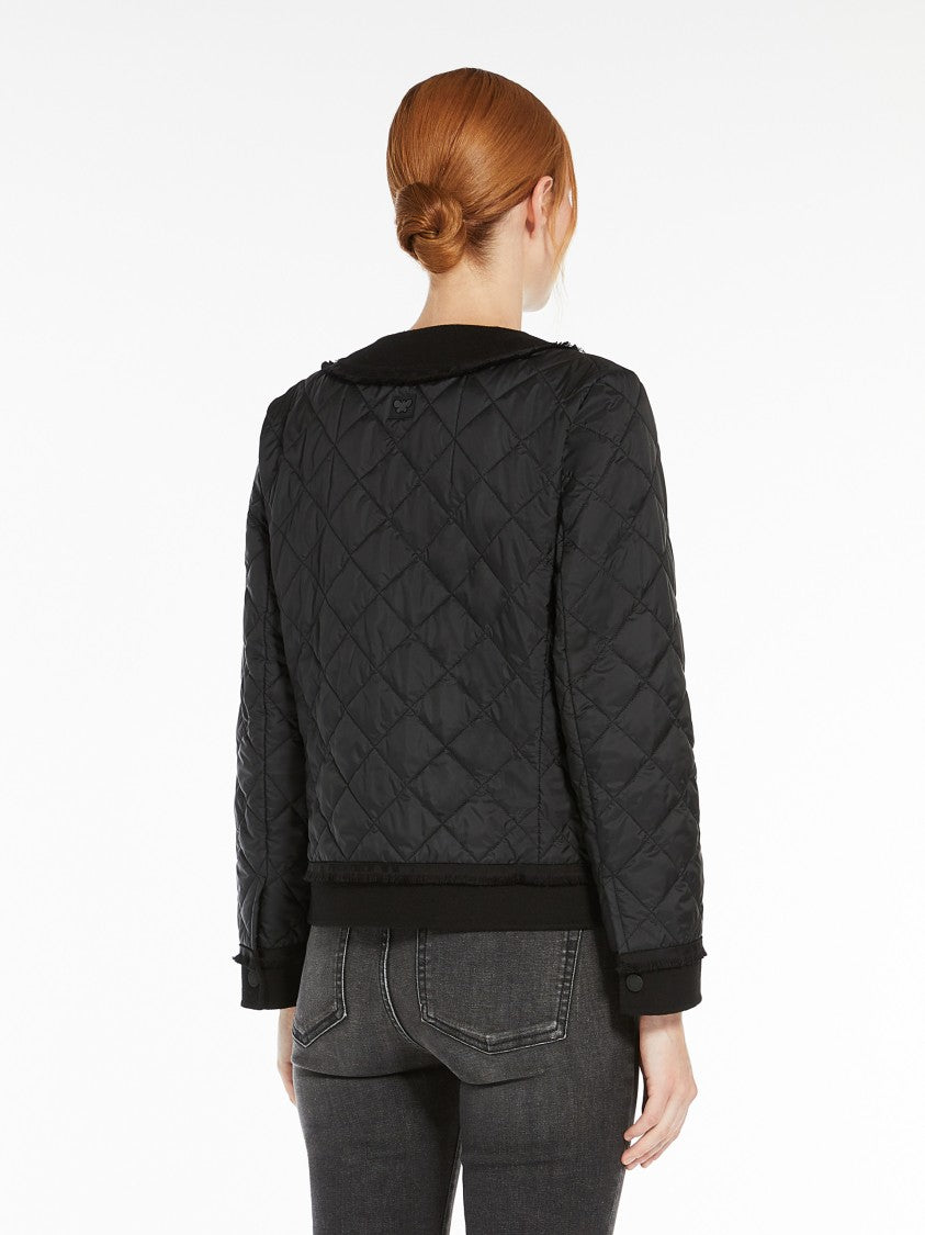 Max Mara Diamond Quilted Short Jacket