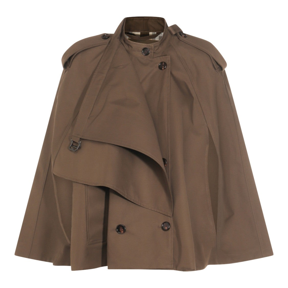 Burberry Brown Cotton Trench Coat