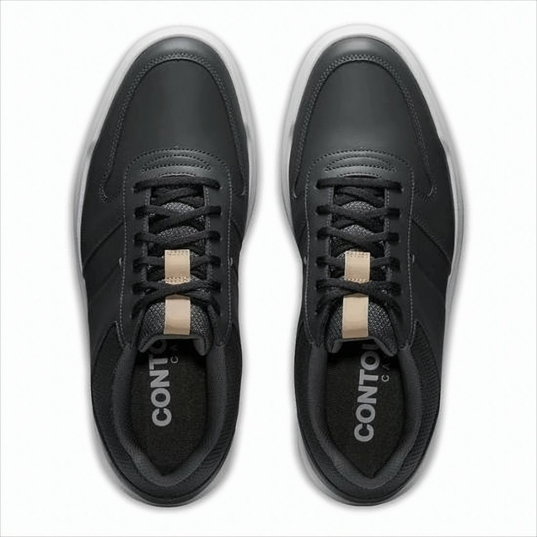 Footjoy Smooth Leather Sneakers With Padded Collar