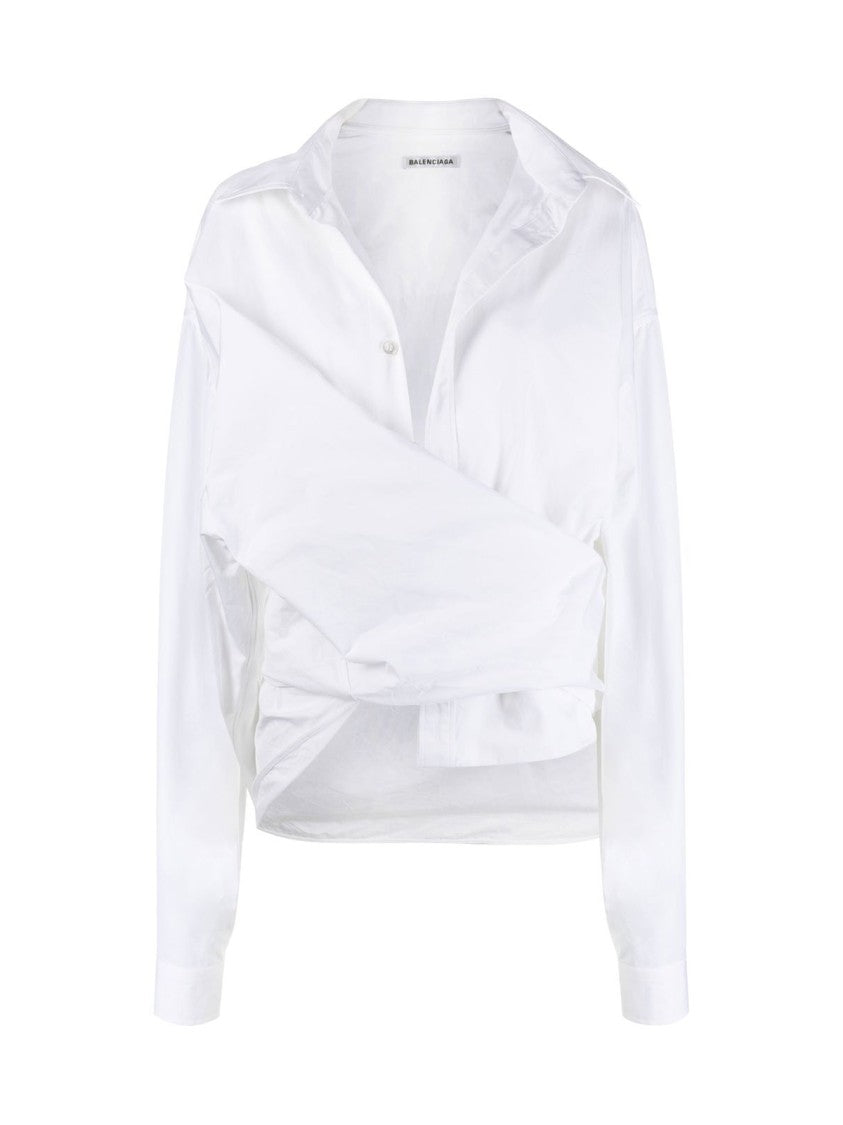 Balenciaga Oversized Wrap Shirt