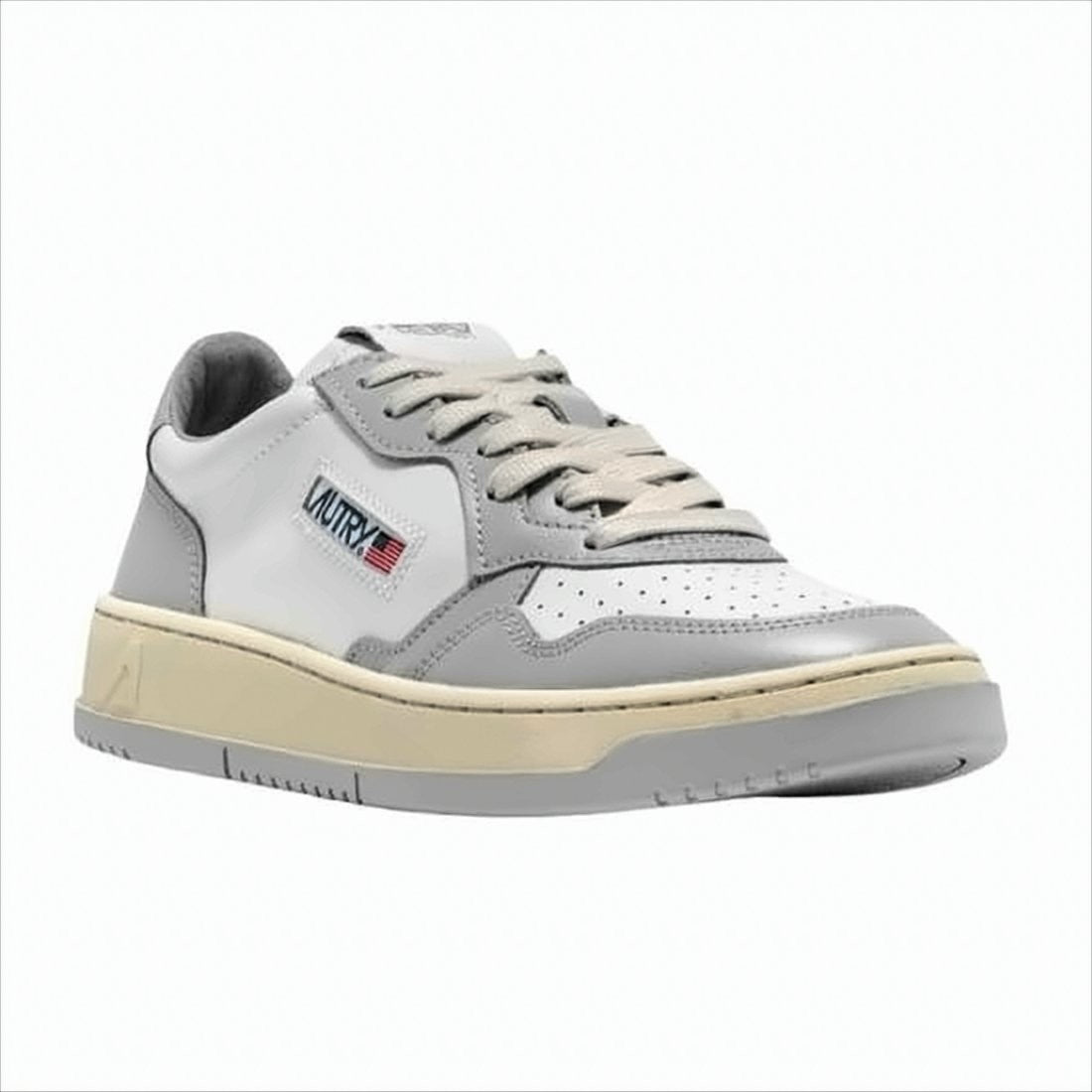 Autry Low-Top Sneakers With Smooth And Perforated Panels