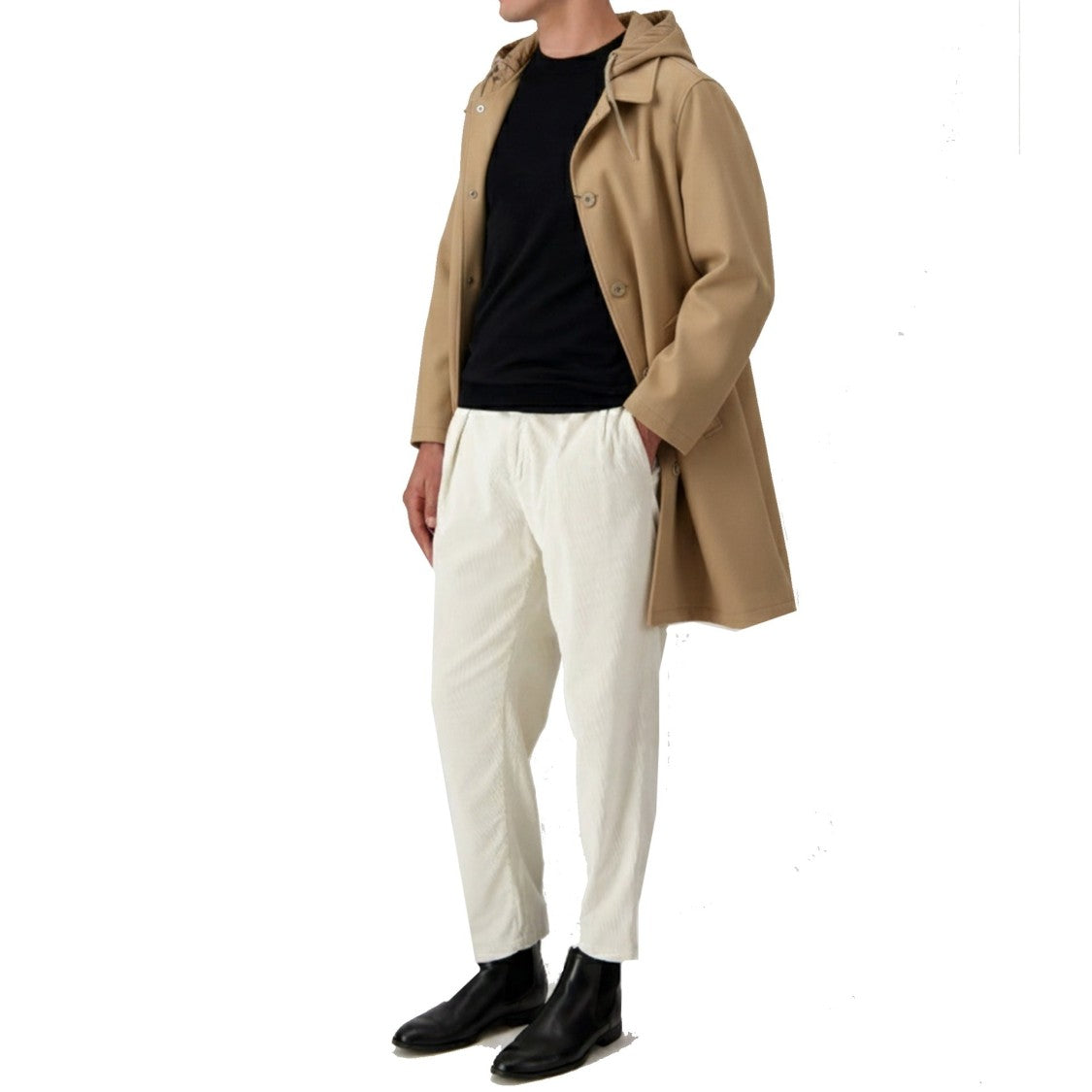 Herno Wool Button Coat