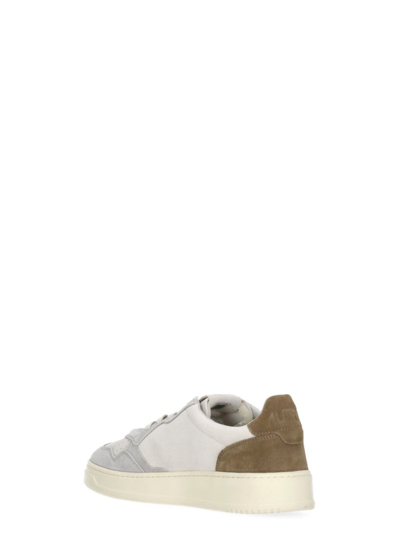 Autry Medalist Low Grey Suede Sneakers