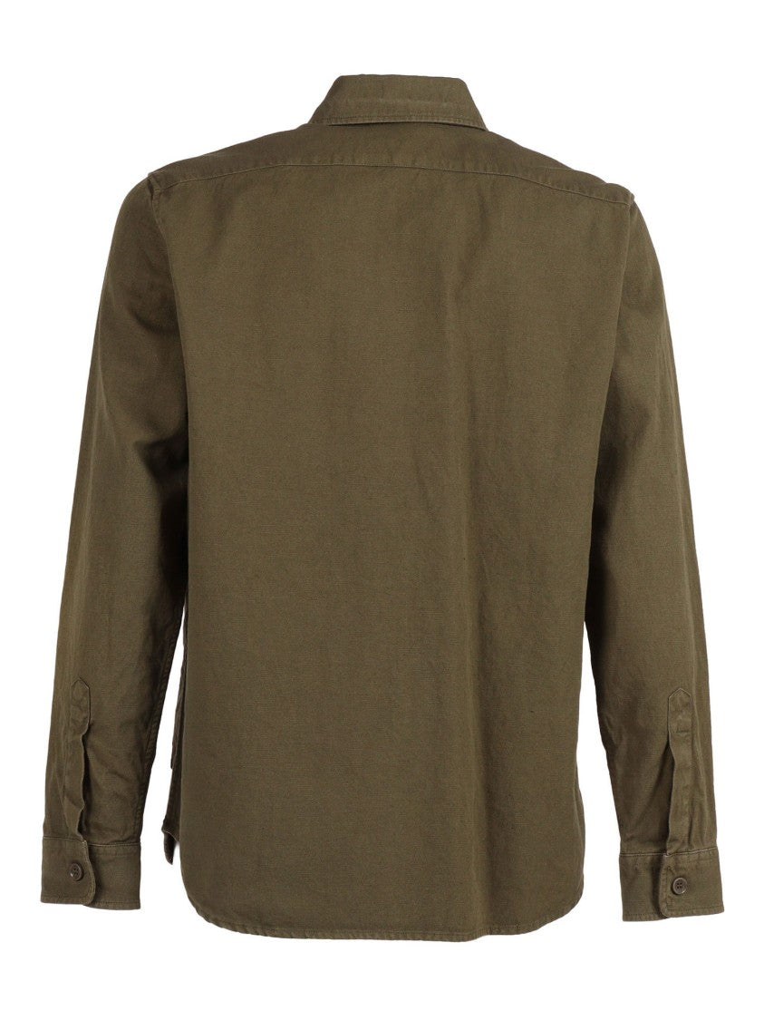Aspesi Brown Long Sleeve Casual Shirt