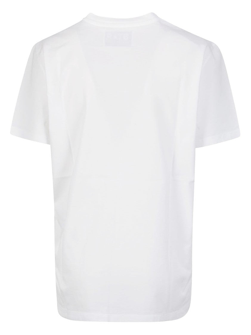 Golden Goose White T-Shirt With Mezze Sleeves