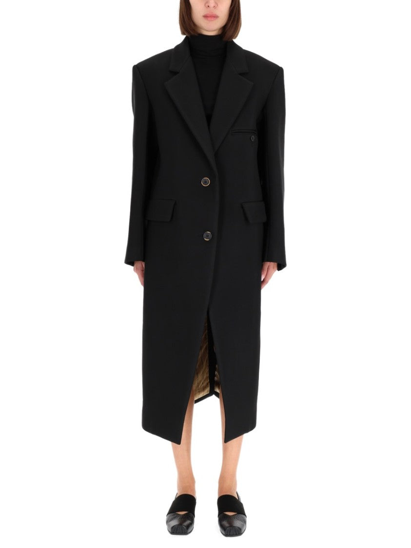 Uma Wang Black Structured Tailored Coat