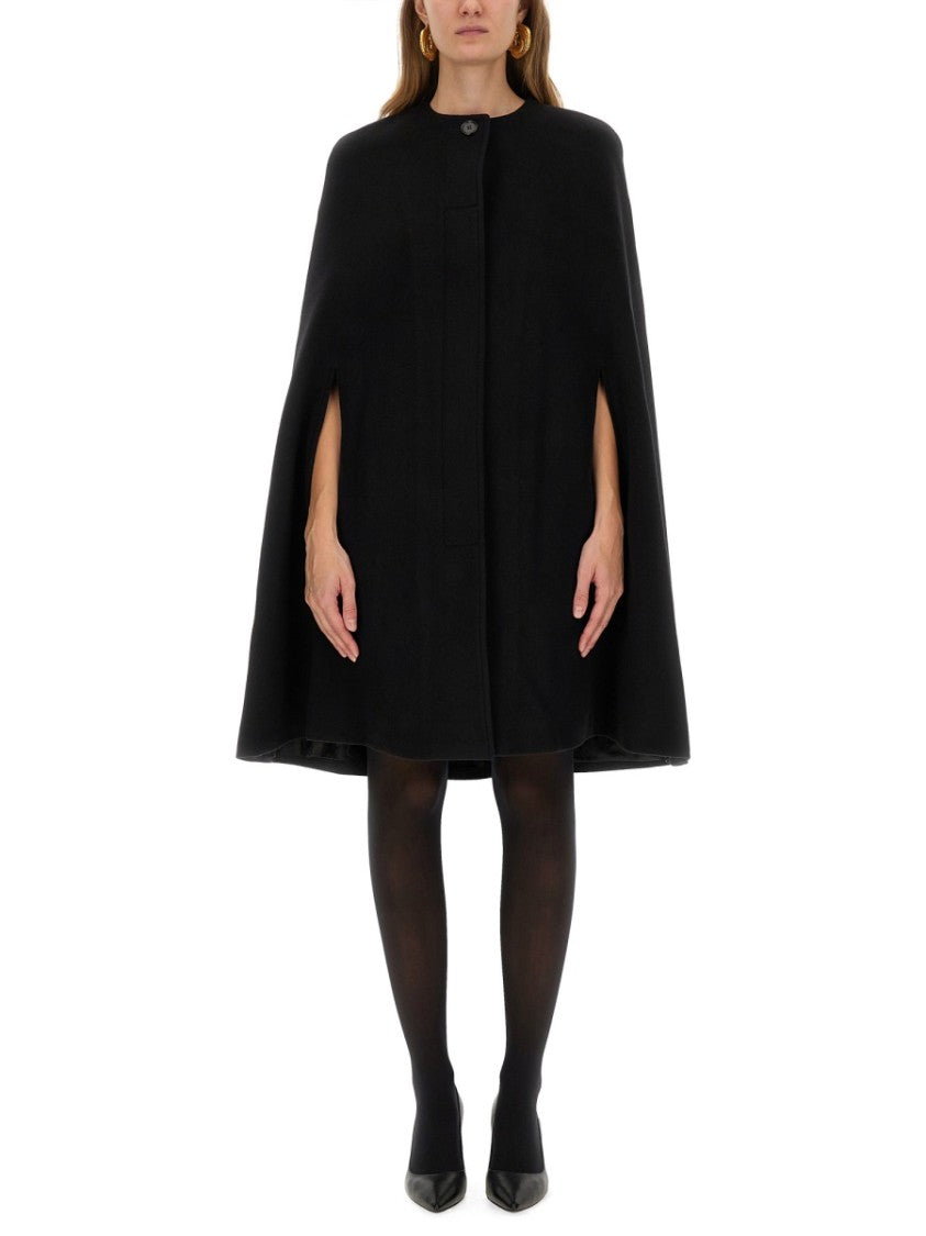Nina Ricci Black Wool Cape