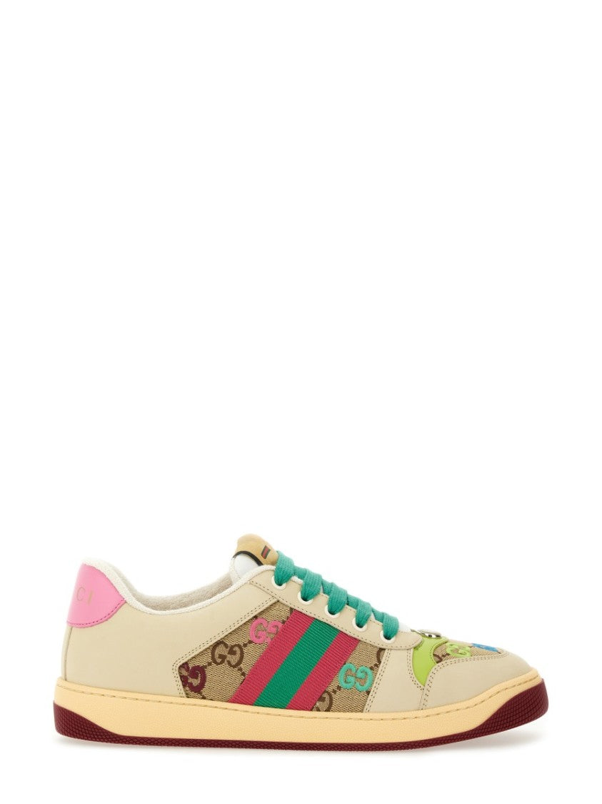 Gucci Screener Monogram Low-Top Sneakers
