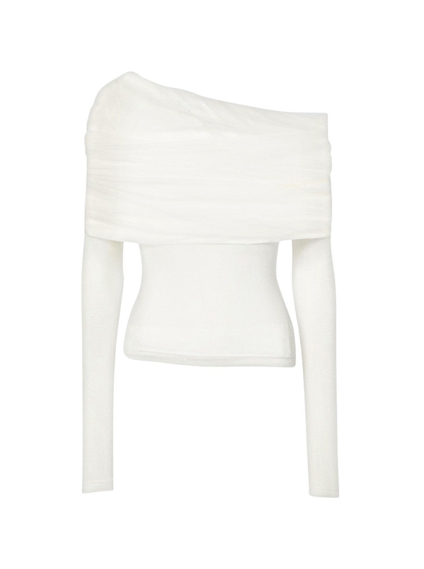 Christopher Esber Sonora Veiled Long Sleeve Top