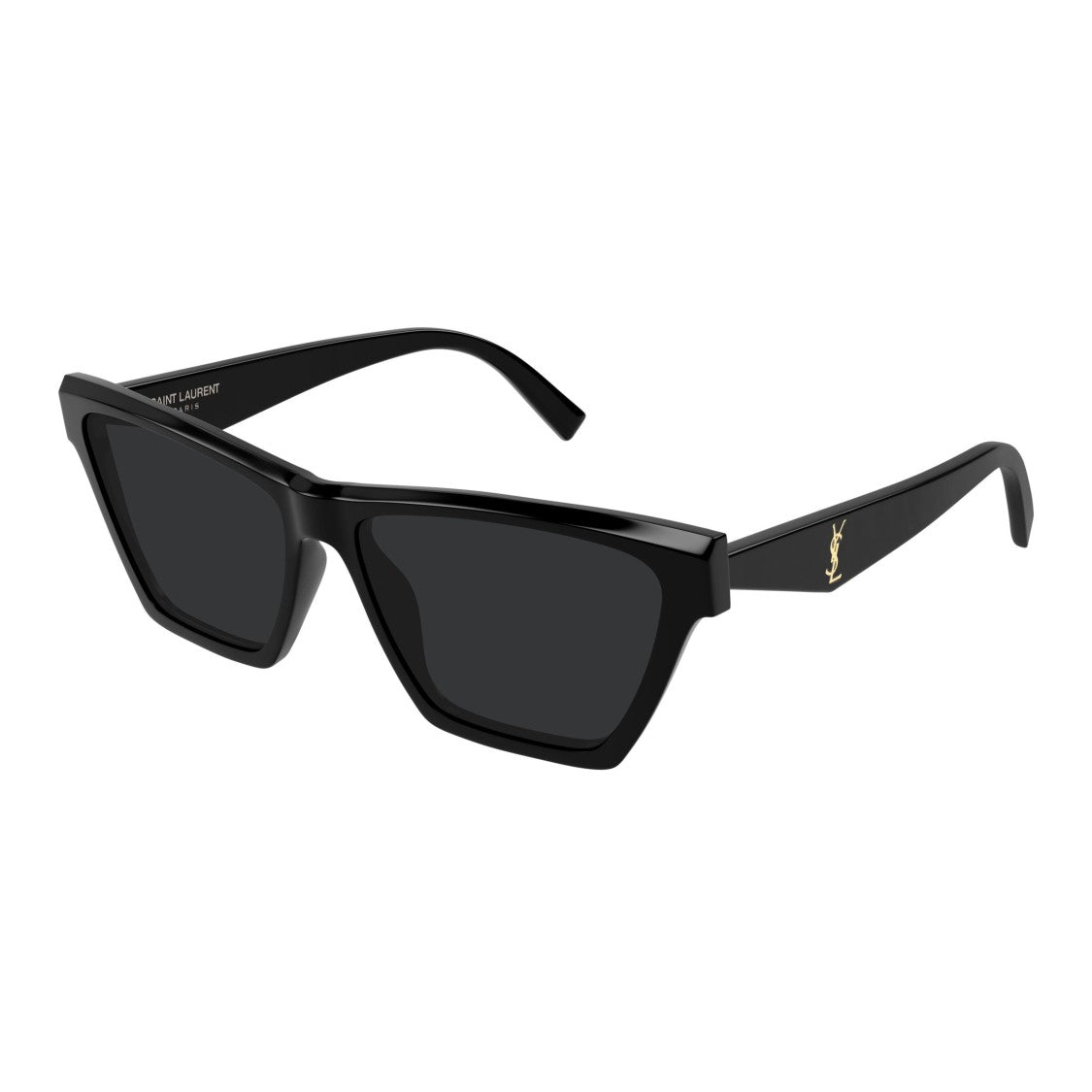 Saint Laurent Oversized Square Sunglasses In Glossy Black