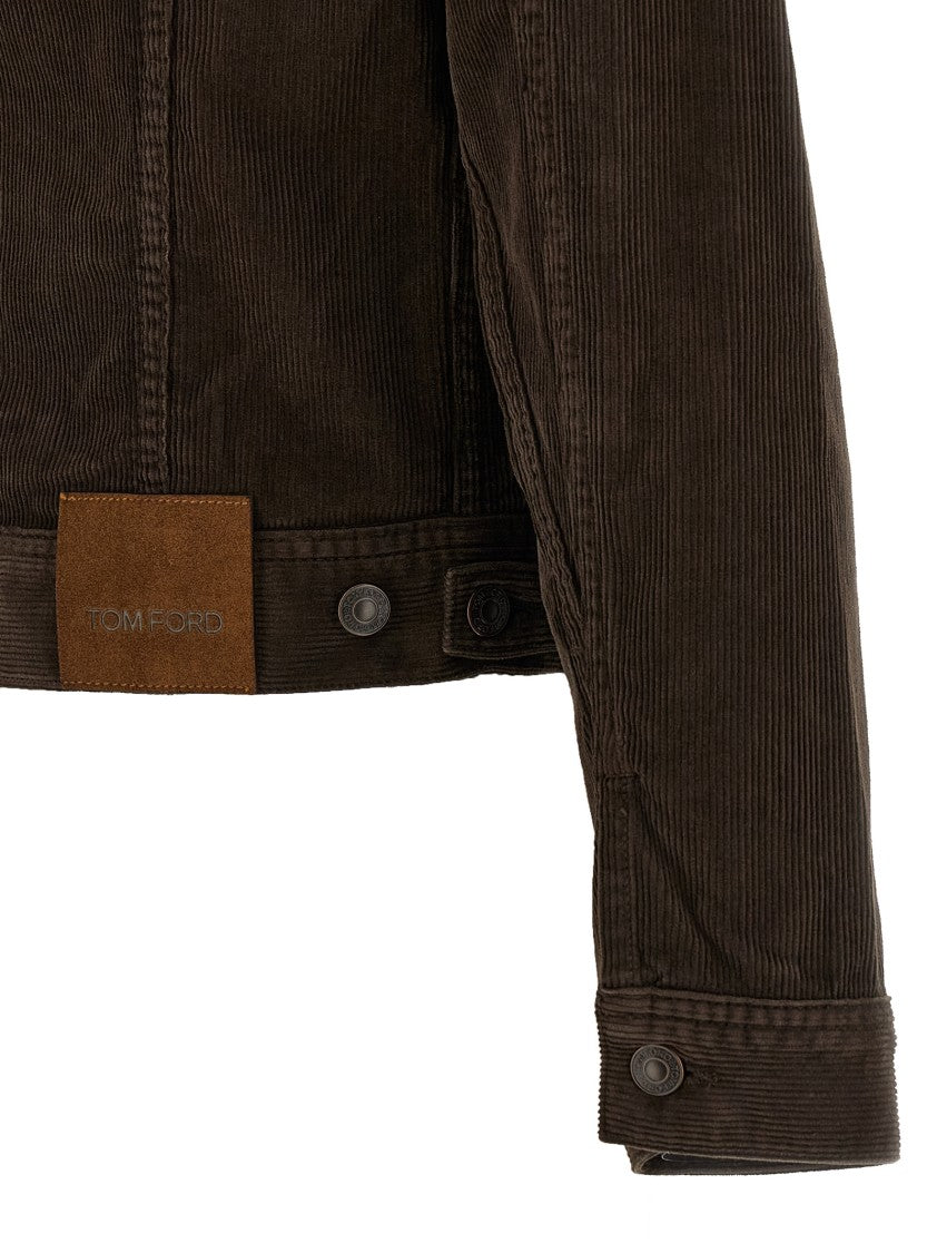 Tom Ford '12 Waves Cord Icon' Jacket