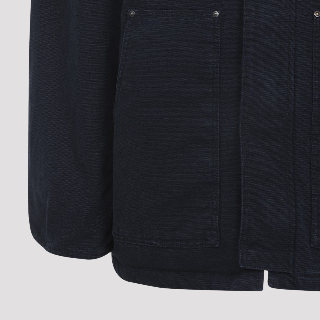Carhartt Wip Deep Night Blue Cotton Ambel Coat