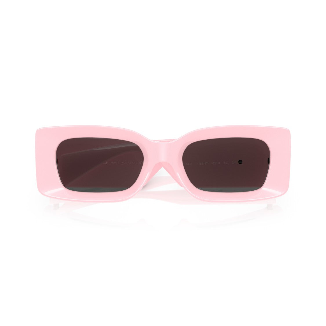 Versace 0Ve4474u Rectangular Frame Sunglasses In Soft Pink