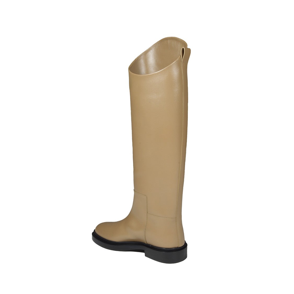 Jil Sander Camel Genuine Leather Knee High Boots