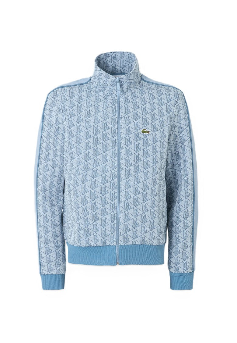 Lacoste Light Blue Paris Jacquard Jacket