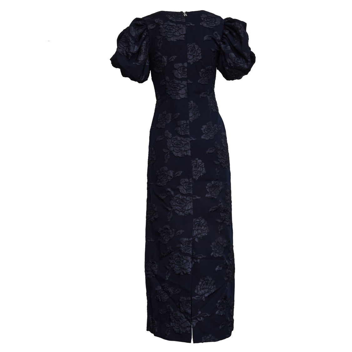 Rotate Ruby Jacquard Midi Puff Long Dress