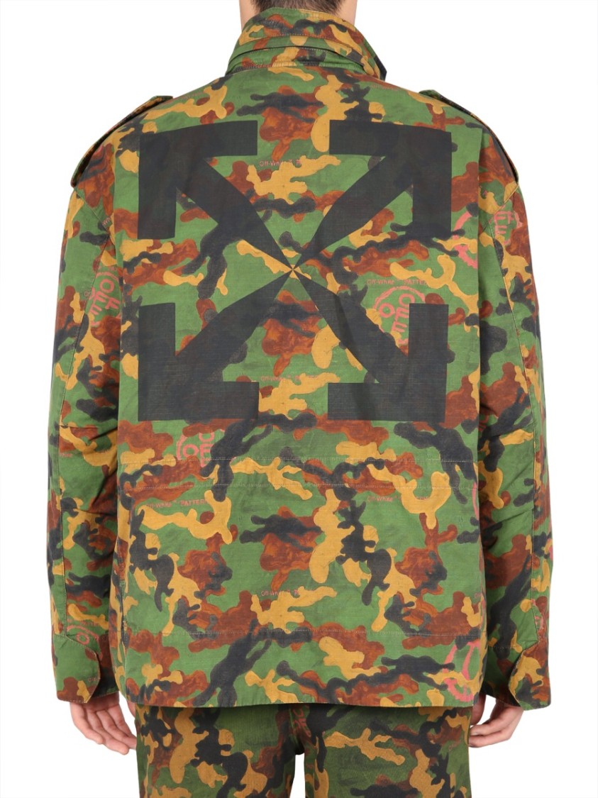 Off-White Bold Camouflage Padded Jacket