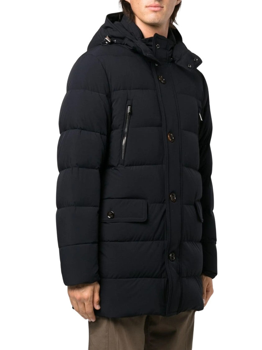 Moorer Gorner Kn Quilted Hooded Down Jacket
