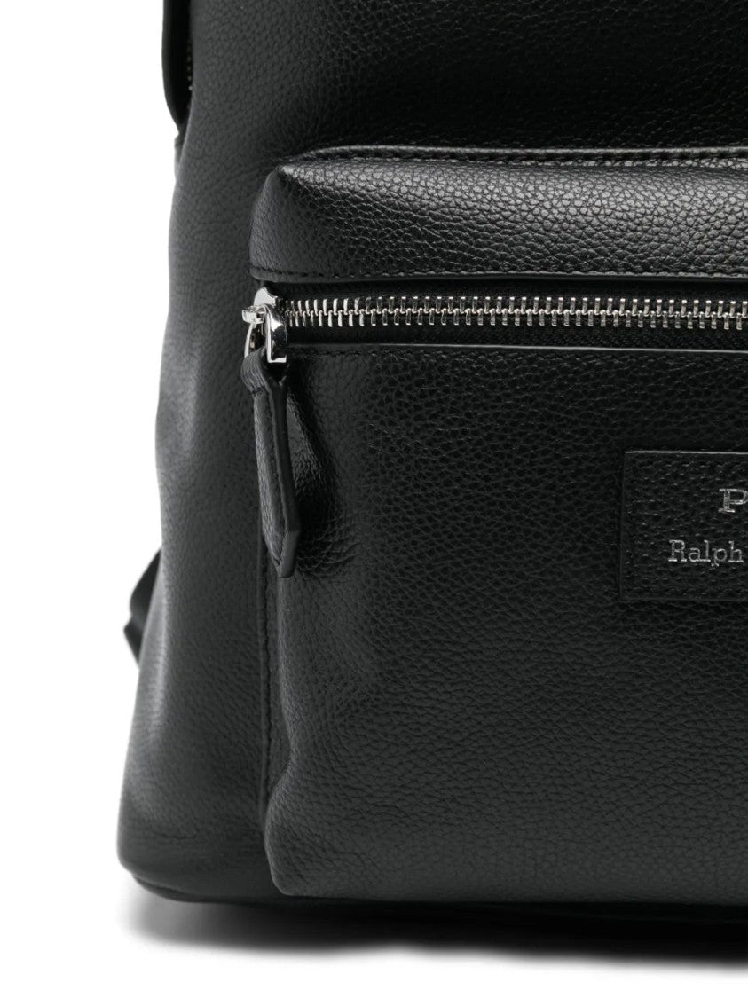 Polo Ralph Lauren Large Dome-Shaped Backpack In Smooth Leather