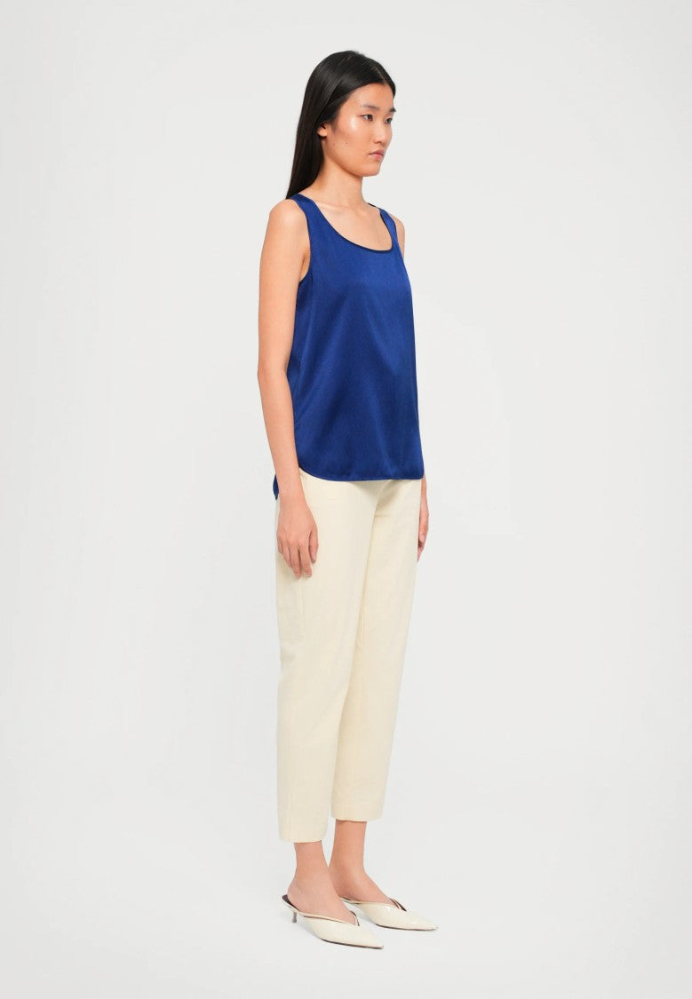 Max Mara Silk-Blend Sleeveless Top With Design