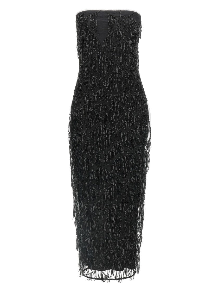 Rotate Birger Christensen 'Sequins Midi Tube' Dress