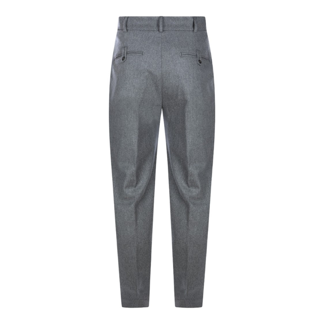 Eleventy Tailored Straight Leg Trousers With Button Closure