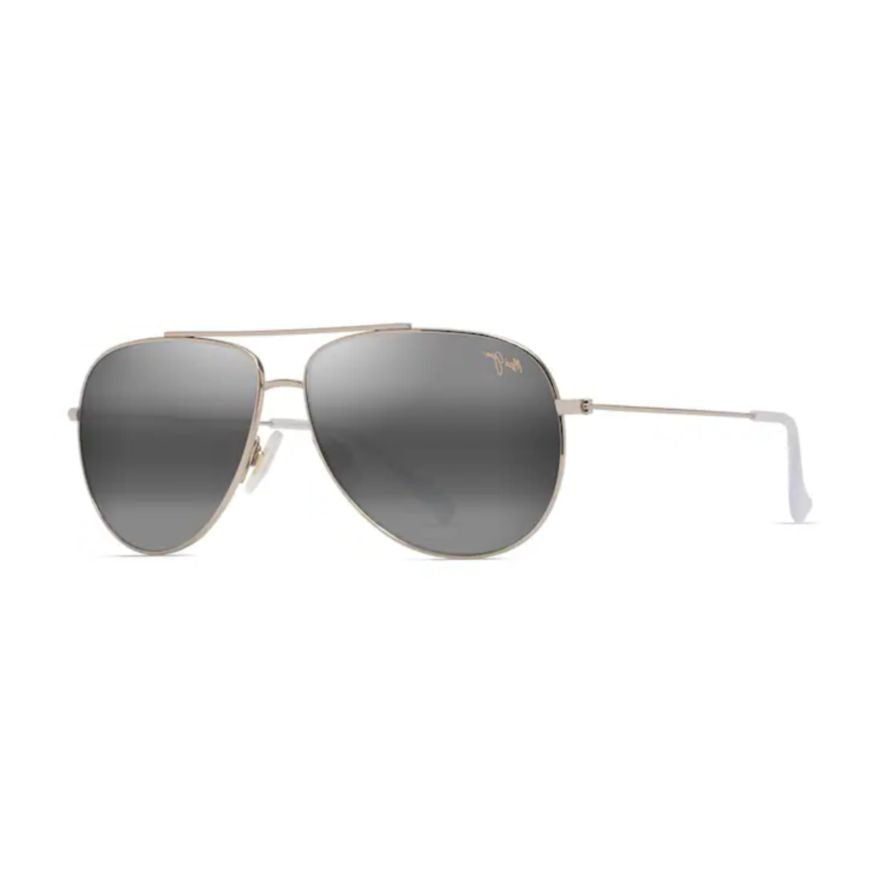 Maui Jim Hauoli Classic Aviator Sunglasses With Metallic Frame
