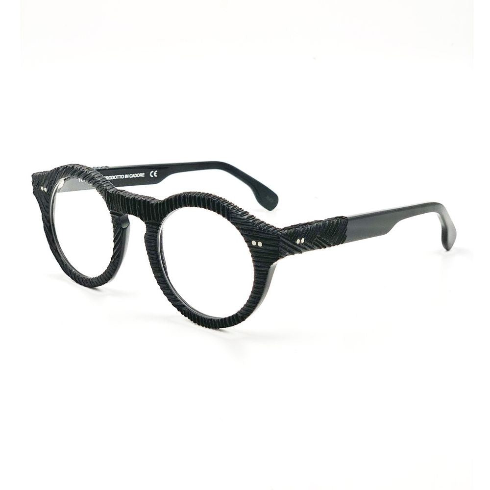 Toffoli Costantino T015 Igor Textured Round Frame Sunglasses