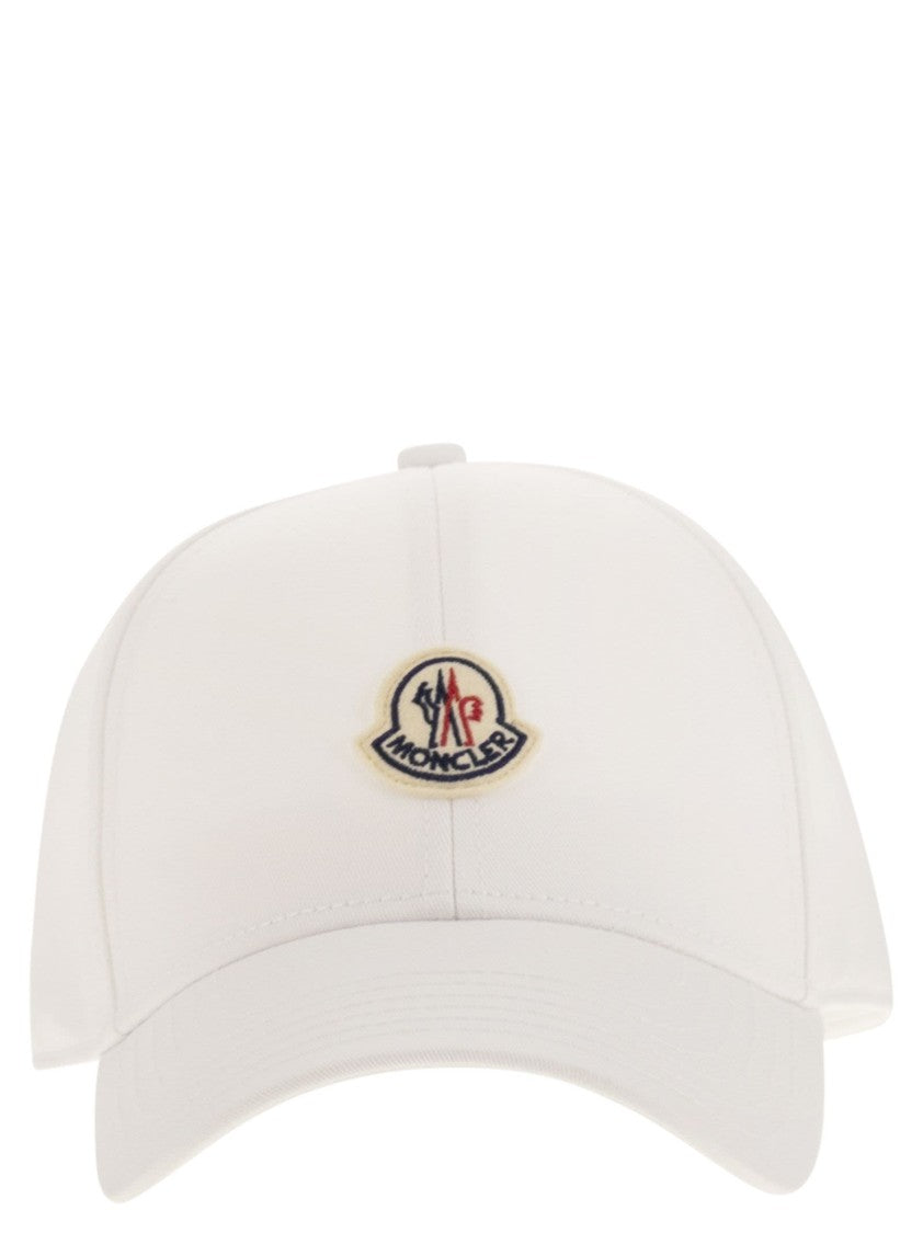 Moncler Cotton Gabardine Baseball Cap