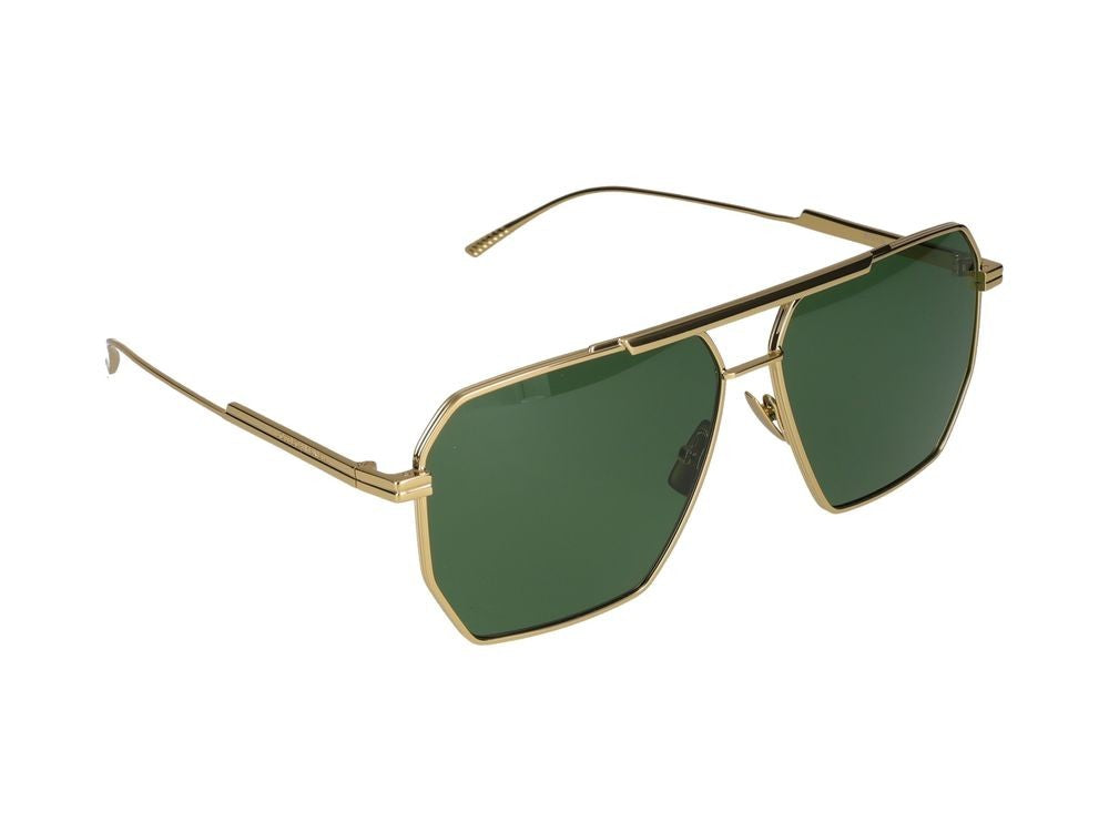 Bottega Veneta Sunglasses Bv1012s 004 Gold Gold Green 60/13/145
