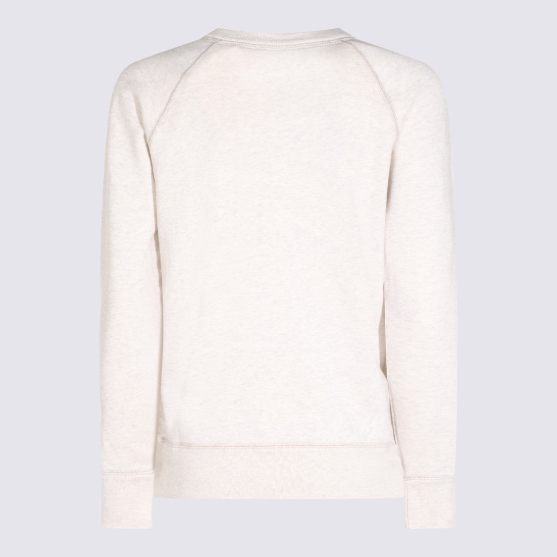 Isabel Marant Étoile Light Beige Crew Neck Sweatshirt With Graphic Logo