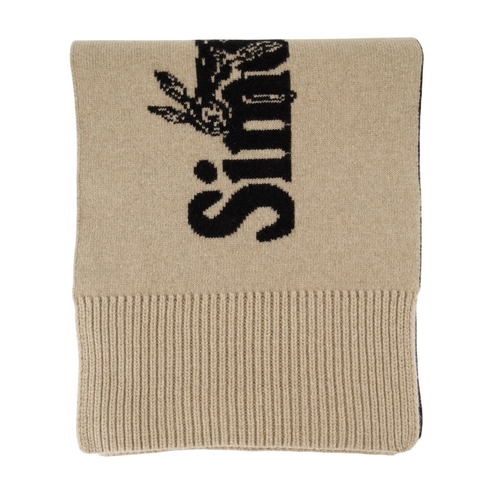 Simone Rocha Wool Scarf With Bold Logo Design