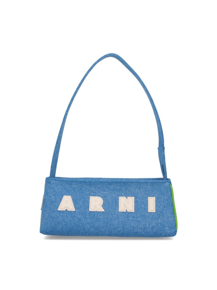 Marni "Museo" Denim Bag Light Blue