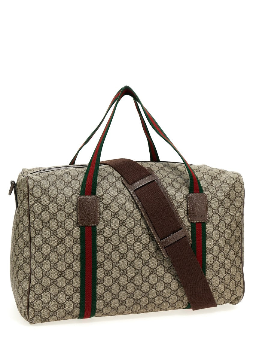 Gucci Gg Supreme' Large Travel Bag
