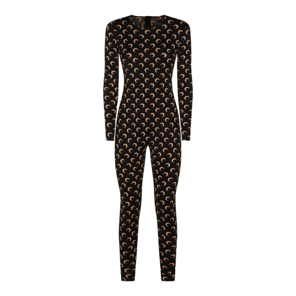Marine Serre Crescent Moon Pattern Form-Fitting Jumpsuit