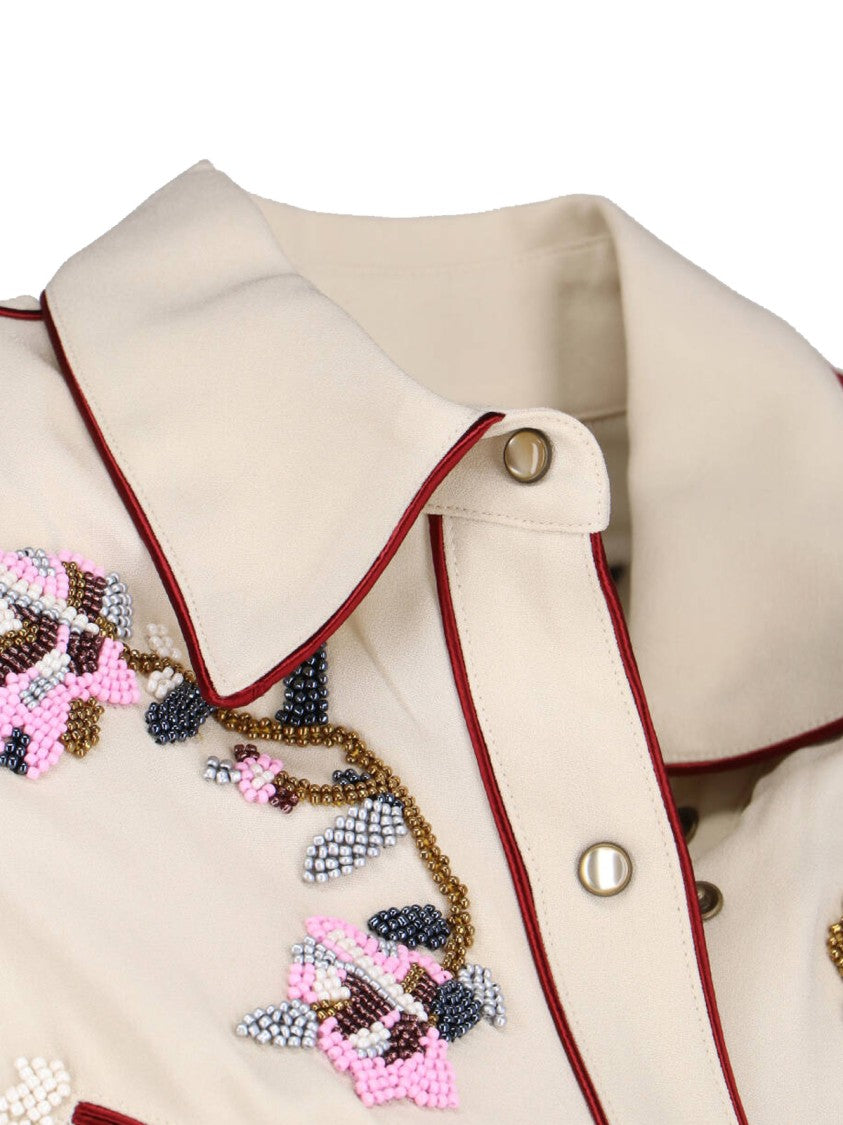 Isabel Marant Classic White Shirt With Structured Collar