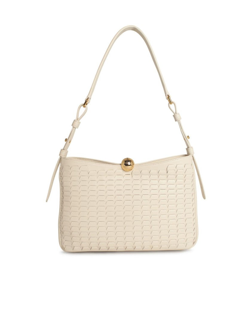 Furla 'Sfera Soft' Medium Crossbody Bag In Cream Leather