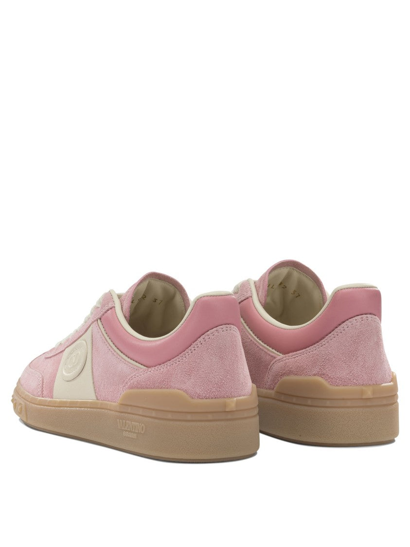 Valentino Garavani Suede Slip-On Sneakers With Textured Details