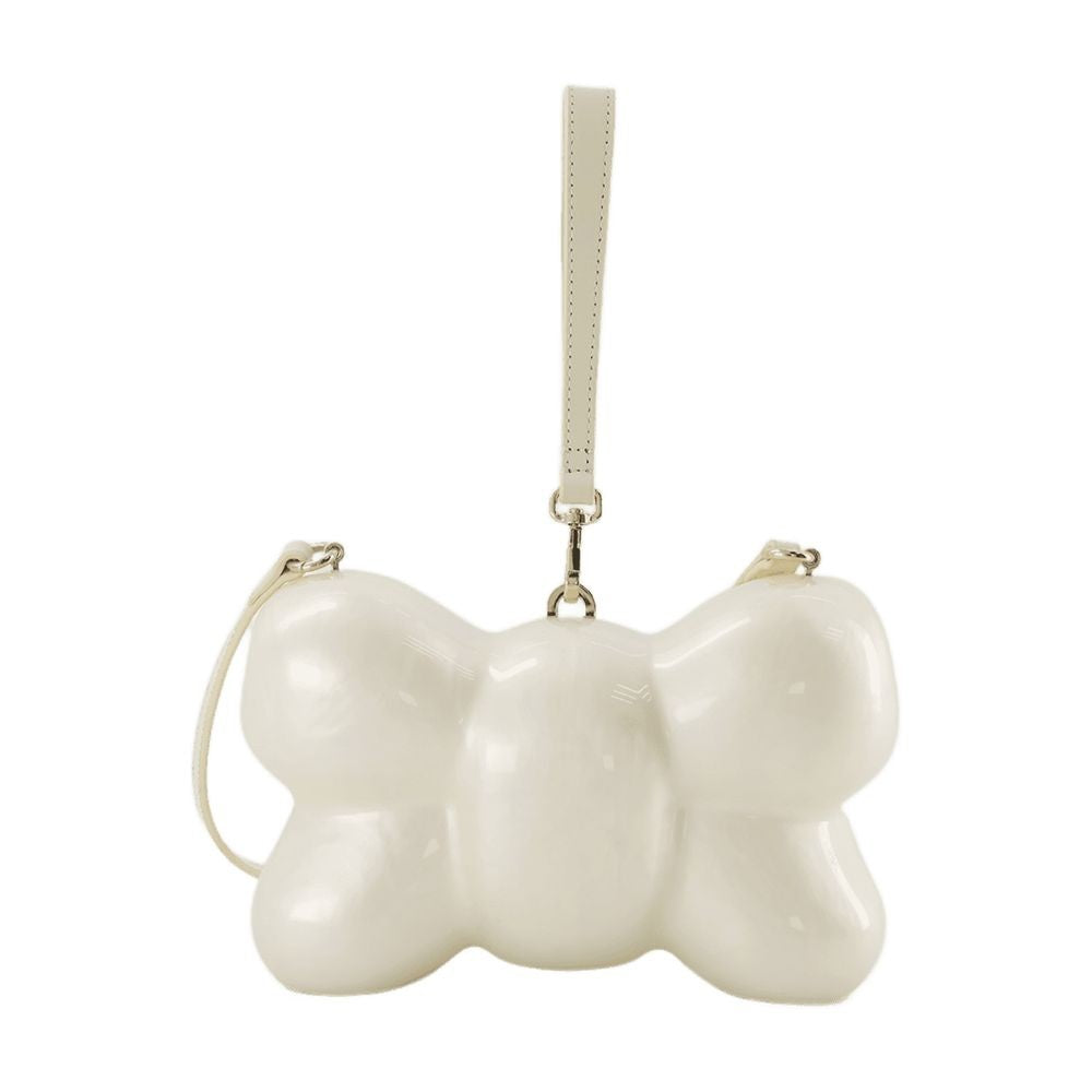 Simone Rocha Bow Bag Crossbody - Leather - Beige