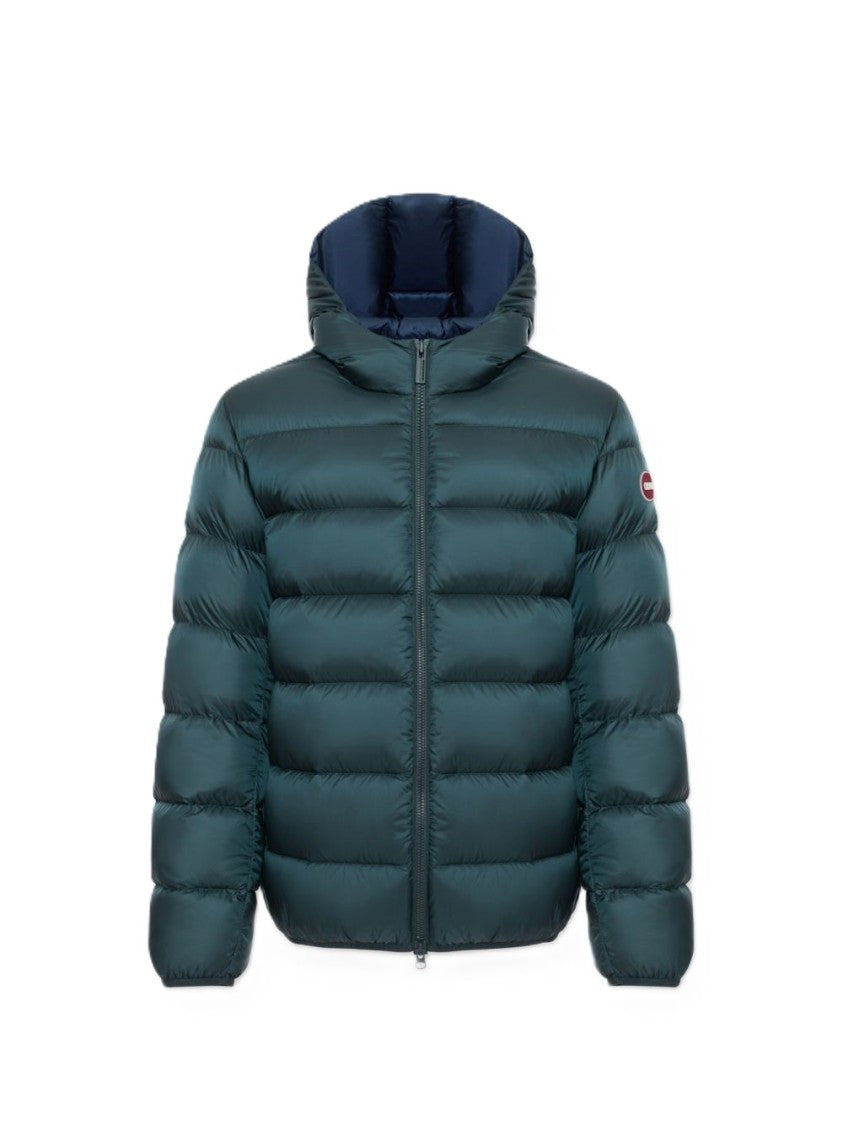 Colmar Horizontal Quilted Hooded Down Jacket