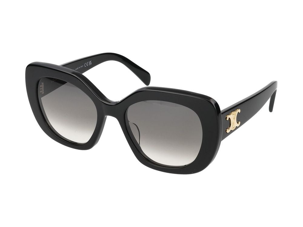 Celine Oversized Square Gold-Embellished Sunglasses