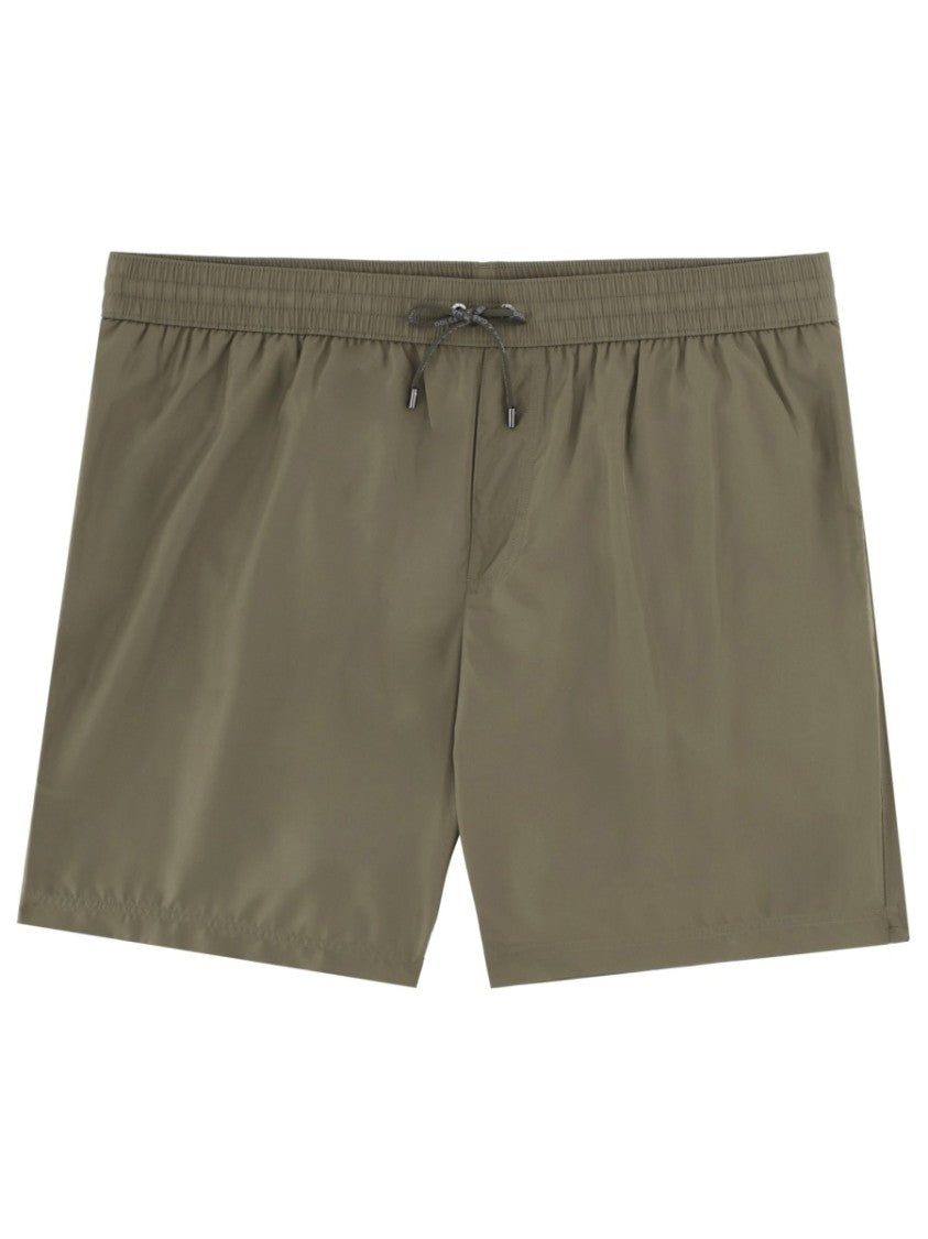 Dolce & Gabbana Neutrals Minimalist Back Pocket Swim Shorts
