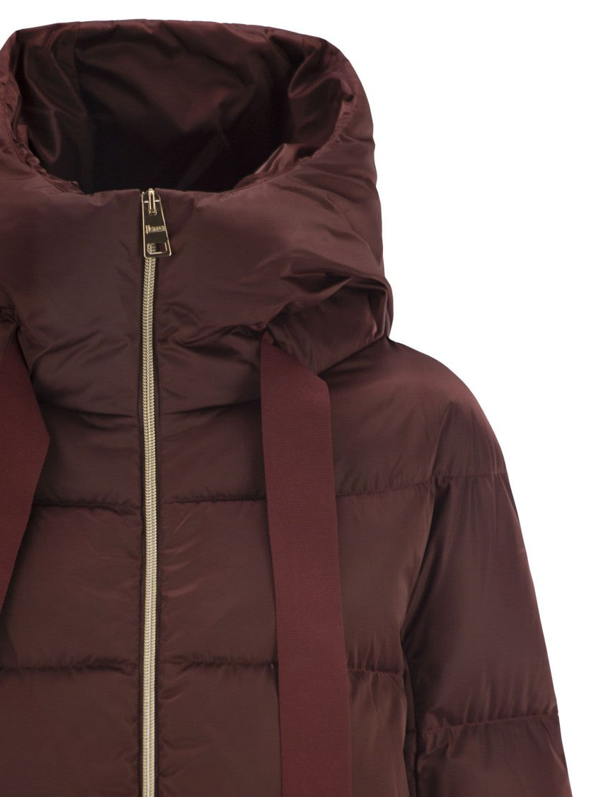 Herno A-Shape Down Jacket With Hood