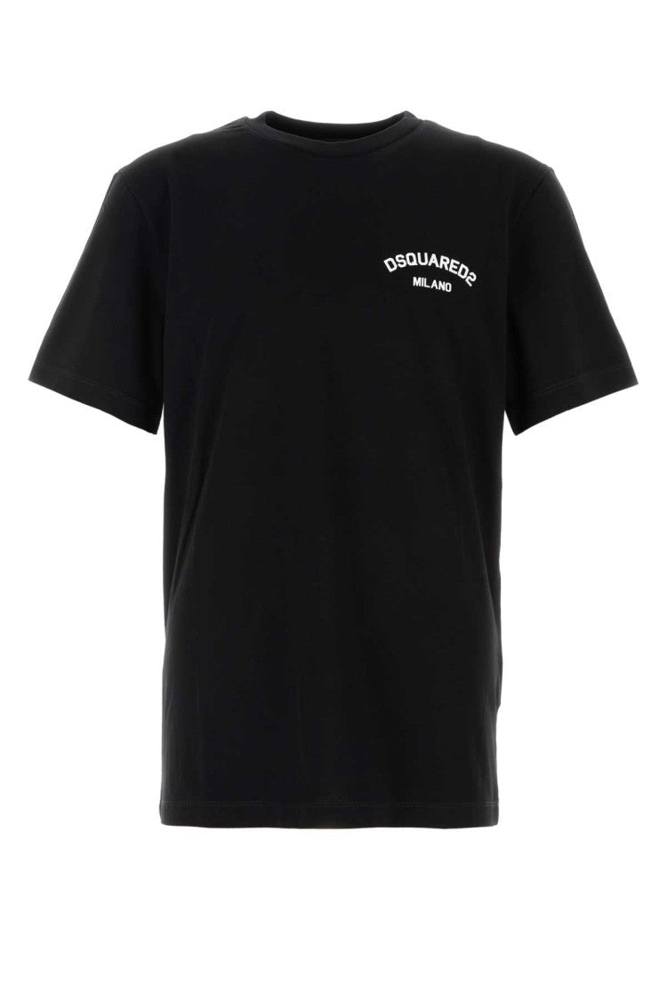 Dsquared2 Black Cotton T-Shirt